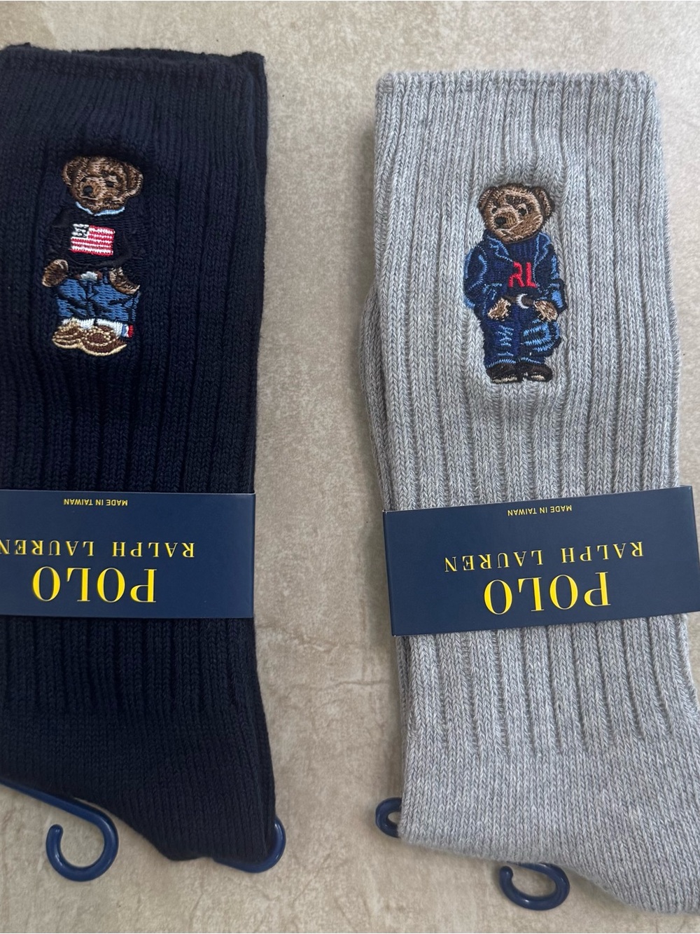 Polo Ralph Lauren Bear Socks (2) - Picture 4 of 9